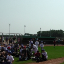 Aug 19 2014 Blue Jays Camp at Regina Optimist Baseball Park