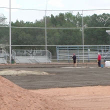 2018 Aug 23/24/25 Optimist Park Field Renovations Top Soil Leveling 