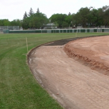 2018 Aug 23/24/25 Optimist Park Field Renovations Top Soil Leveling 