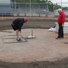2018 Aug 23/24/25 Optimist Park Field Renovations Top Soil Leveling 
