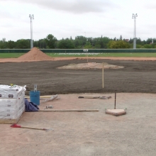 2018 Aug 23/24/25 Optimist Park Field Renovations Top Soil Leveling 