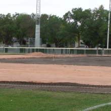 2018 Aug 23/24/25 Optimist Park Field Renovations Top Soil Leveling 