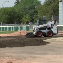 2018 Aug 23/24/25 Optimist Park Field Renovations Top Soil Leveling 