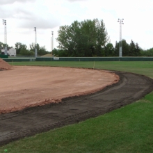 2018 Aug 23/24/25 Optimist Park Field Renovations Top Soil Leveling 