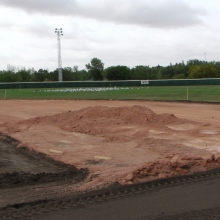 2018 Aug 23/24/25 Optimist Park Field Renovations Top Soil Leveling 