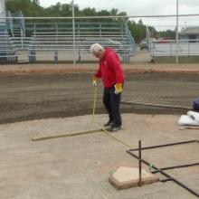 2018 Aug 23/24/25 Optimist Park Field Renovations Top Soil Leveling 