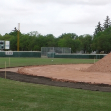 2018 Aug 23/24/25 Optimist Park Field Renovations Top Soil Leveling 