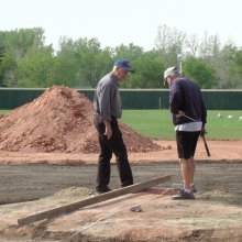 2018 Aug 23/24/25 Optimist Park Field Renovations Top Soil Leveling 