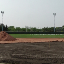 2018 Aug 23/24/25 Optimist Park Field Renovations Top Soil Leveling 