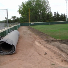 2018 Aug 23/24/25 Optimist Park Field Renovations Top Soil Leveling 