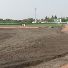 2018 Aug 23/24/25 Optimist Park Field Renovations Top Soil Leveling 