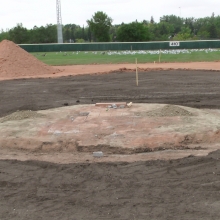 2018 Aug 23/24/25 Optimist Park Field Renovations Top Soil Leveling 