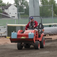 2018 Aug 23/24/25 Optimist Park Field Renovations Top Soil Leveling 