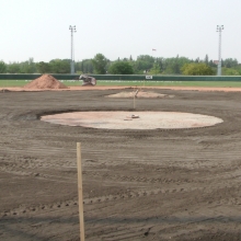 2018 Aug 23/24/25 Optimist Park Field Renovations Top Soil Leveling 