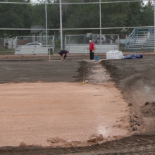 2018 Aug 23/24/25 Optimist Park Field Renovations Top Soil Leveling 