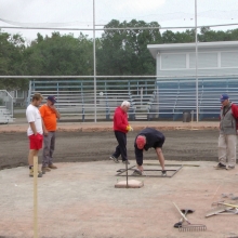 2018 Aug 23/24/25 Optimist Park Field Renovations Top Soil Leveling 