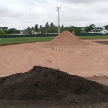 2018 Aug 23/24/25 Optimist Park Field Renovations Top Soil Leveling 
