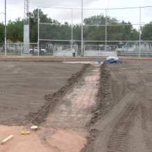 2018 Aug 23/24/25 Optimist Park Field Renovations Top Soil Leveling 