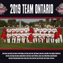 2019 Baseball Canada Cup Team Pics