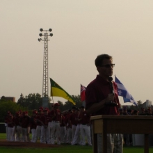 Opening Ceremony 21u Tournament Aug 13 2015