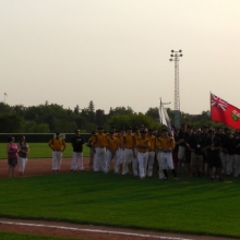 2015 21u Opening Ceremony Aug 13 at Optimist Park