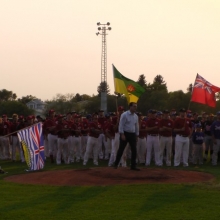 Opening Ceremony 21u Tournament Aug 13 2015